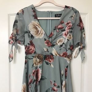 Lulus floral mini dress